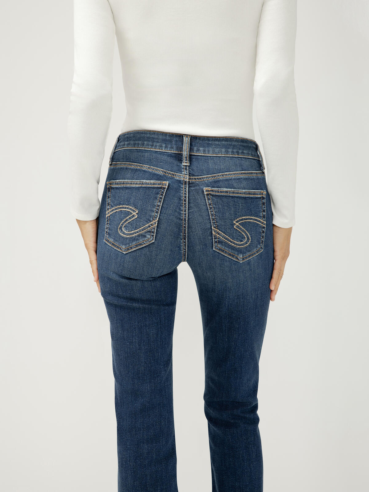 L93719SIA359 Ladies Silver Jeans Co. Suki Bootcut