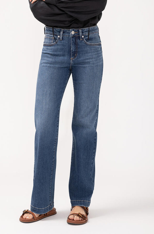L94903SCV220 Silver Jean Co Avery Trouser