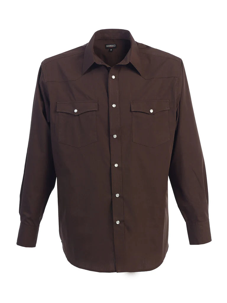 LS-95W Gioberti Brown Men's Snap Down