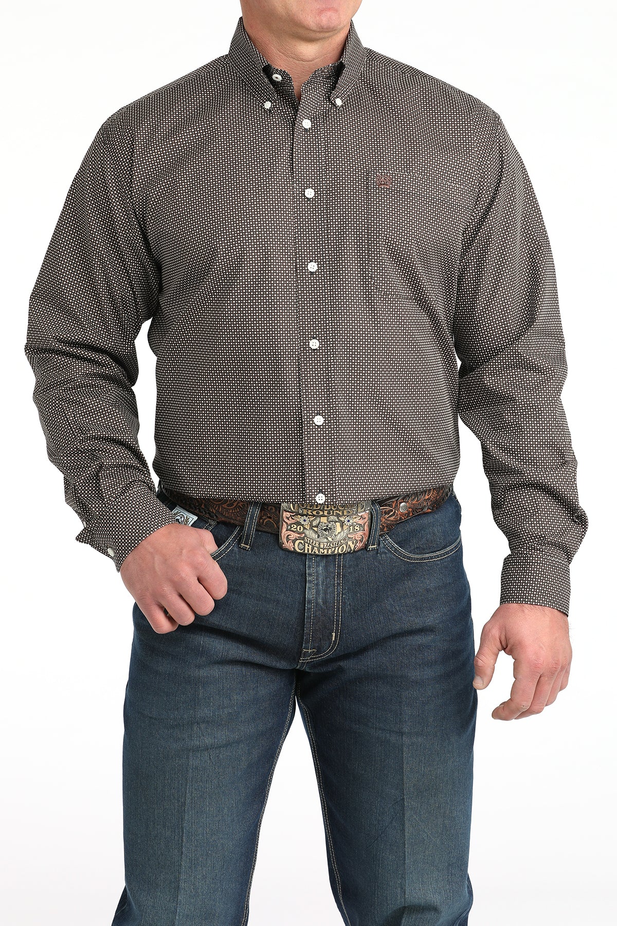 MTW1106020 NAV Cinch Button Down
