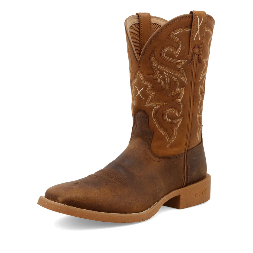 MXTR005 Twisted X Men's Saddle & Rustic Orange