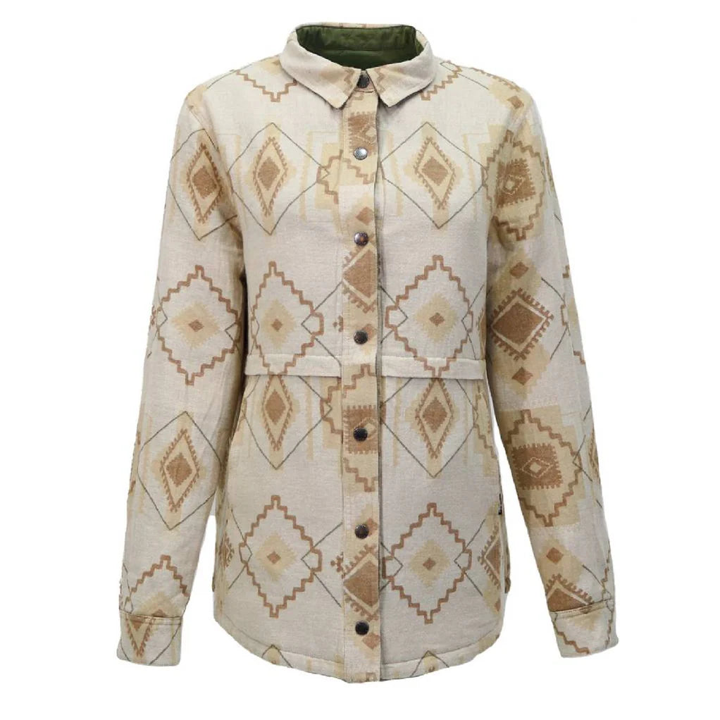 HJ160OLCR Hooey Ladies Reversible Barn Jacket