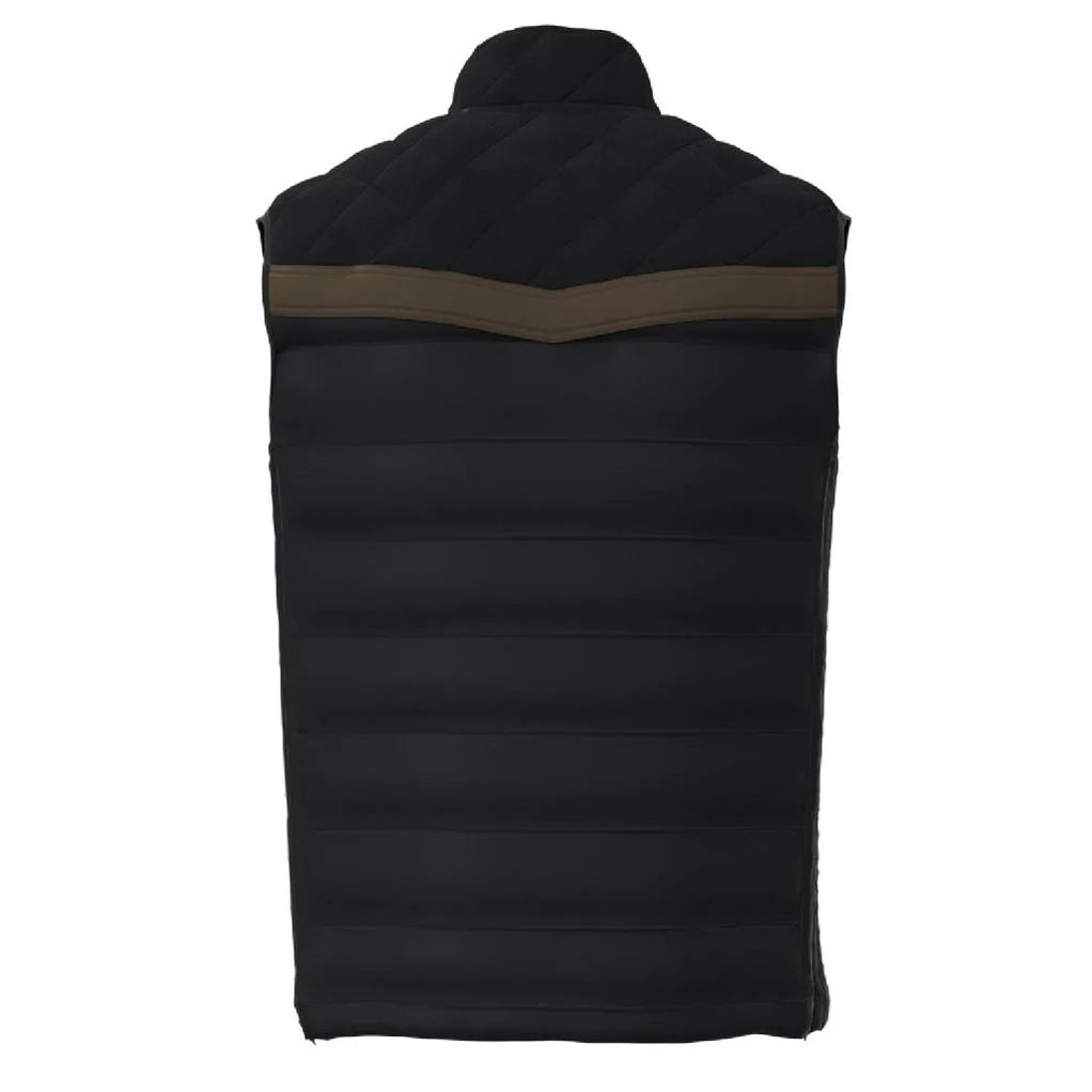 HV117BK Hooey Men's Black Packable Puffer Vest