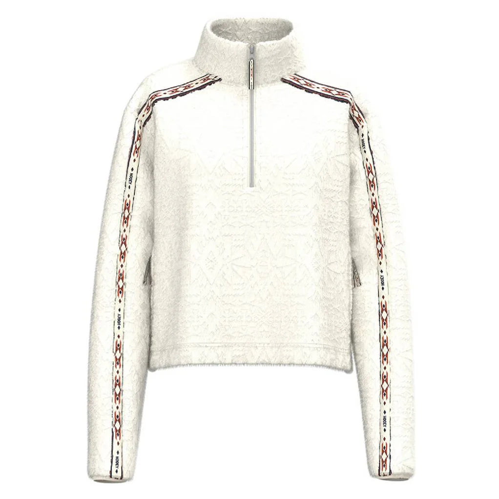HFP023WH Hooey Ladies 1/4 Zip Mia Fleece Pullover