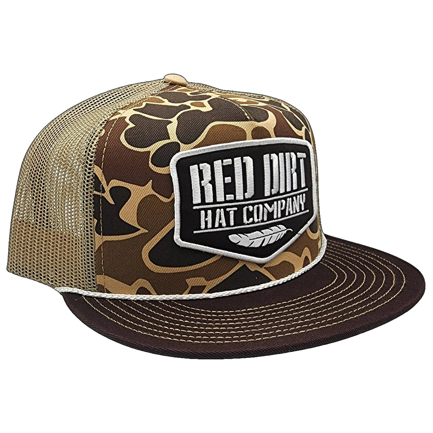 RDHC-309 Red Dirt Old School Duck Camo Cap