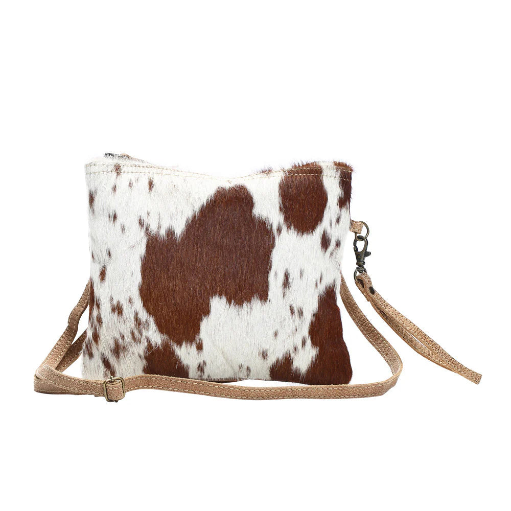 S-1171 Myra White And Brown Shade Bag