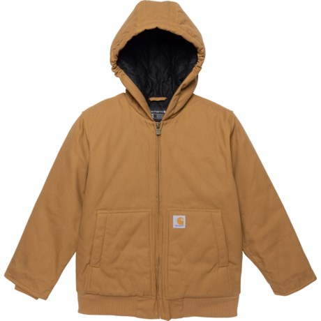 CP8545 D15 Carhartt Boys' Flannel Quilt Lined Active Coat