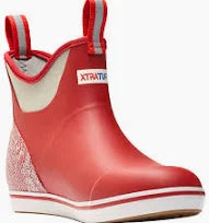 XMAB60BP Adult XtraTuf Red Ankle Deck Boot