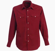 LS-95W Goiberti Burgundy Men's Snap Down