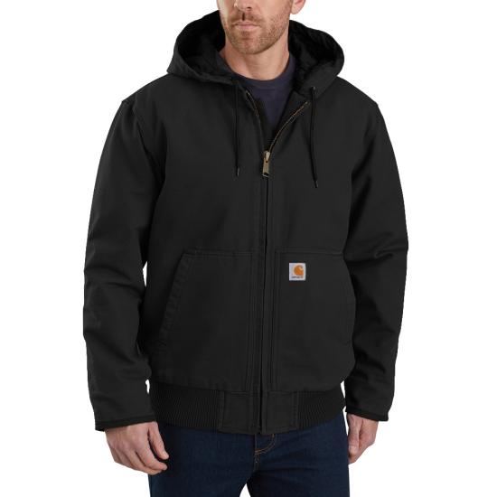 104050 Carhartt Men's Insulated Active Jac - Loose Fit - Washed Duck - 3 Warmest Rating