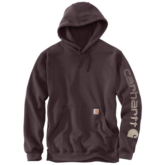 K288 BB3 Carhartt Logo Sleeve Hoodie