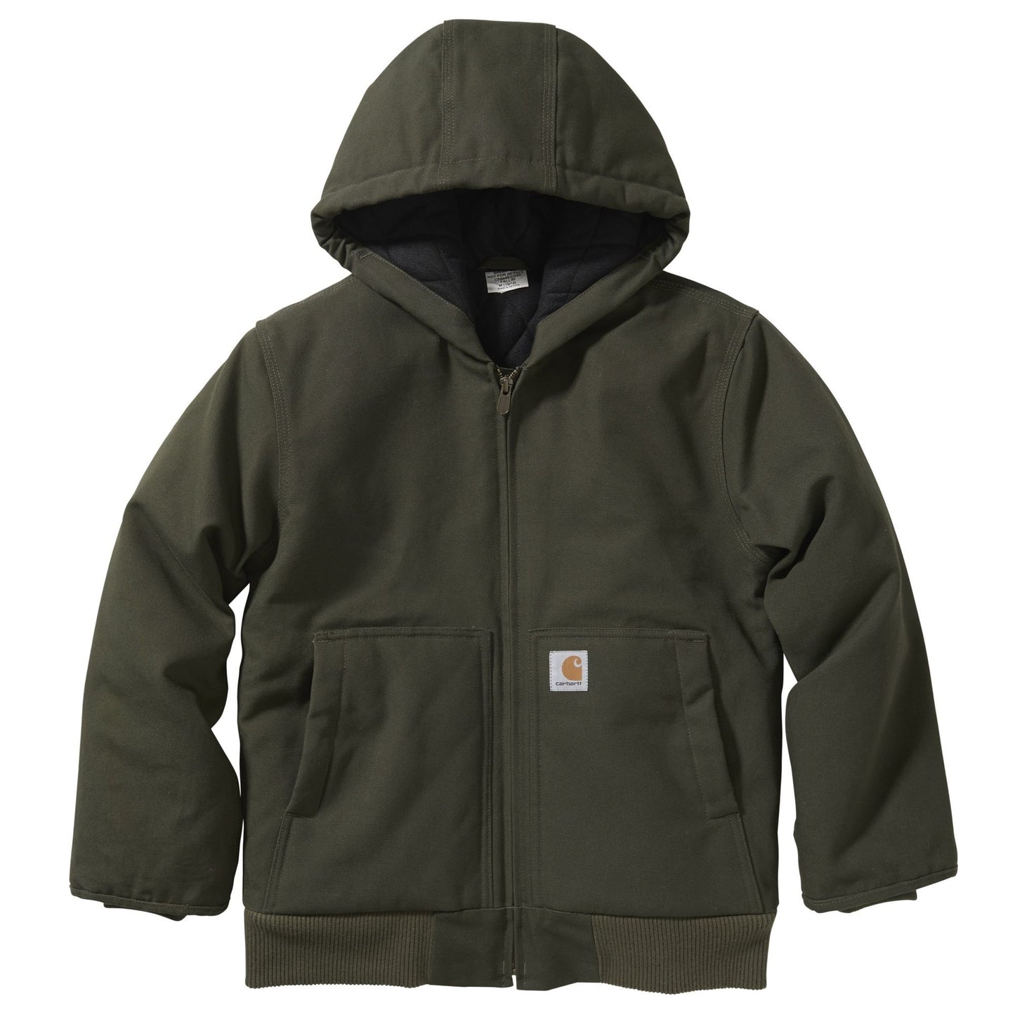 CP8545 CG26 Carhartt Boys' Flannel Quilt Lined Active Coat