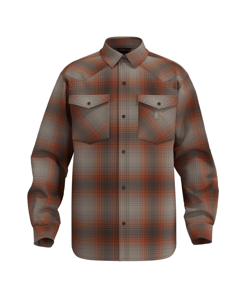 107016 EE6 Carhartt Montana Bozeman Plaid Shirt