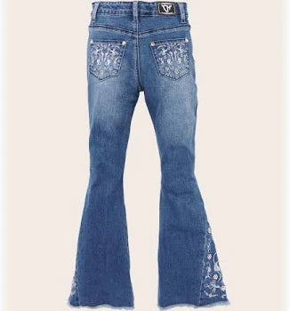 402268-450-JK Cowgirl Hardware Flare Jean