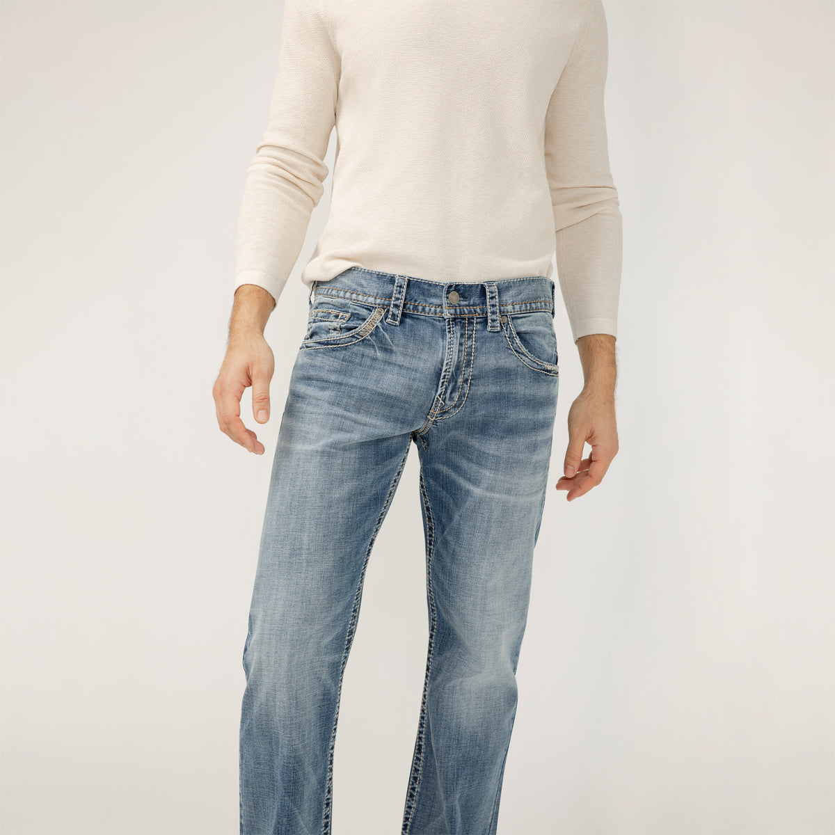 M42408LD191 Silver Jeans Co. Zac Men's Jean