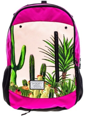 BP072PKPR Hooey Rockstar Backpack with Cactus Pattern & Pink