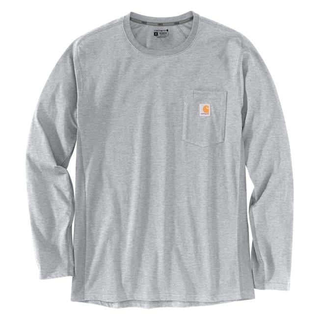 106656 HGY Carhartt Long Sleeve Force Pocket Tee