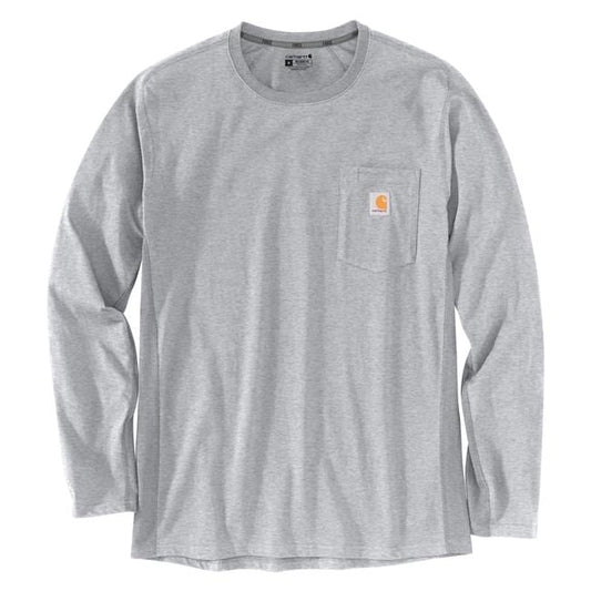 106656 HGY Carhartt Long Sleeve Force Pocket Tee