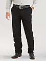 00096BK Wrangler Casuals Flat Front Relaxed Fit Pants