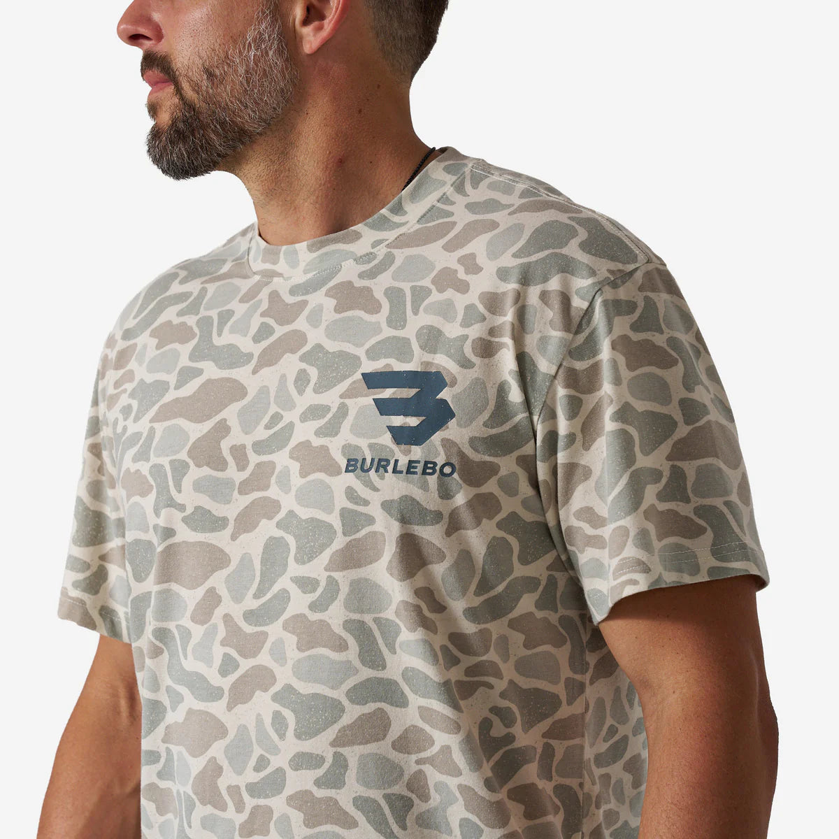 VWT-GODG-CDC Burlebo Vintage Washed Tee - God's Glory - Classic Deer Camo