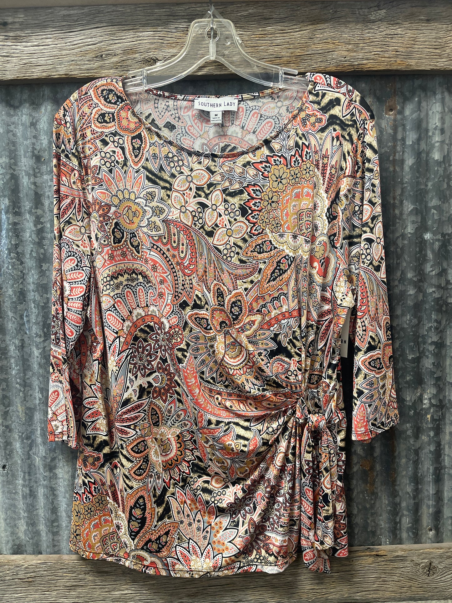 42L9 Southern Lady Print Top