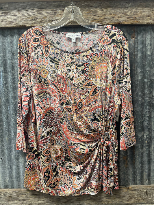 42L9 Southern Lady Print Top