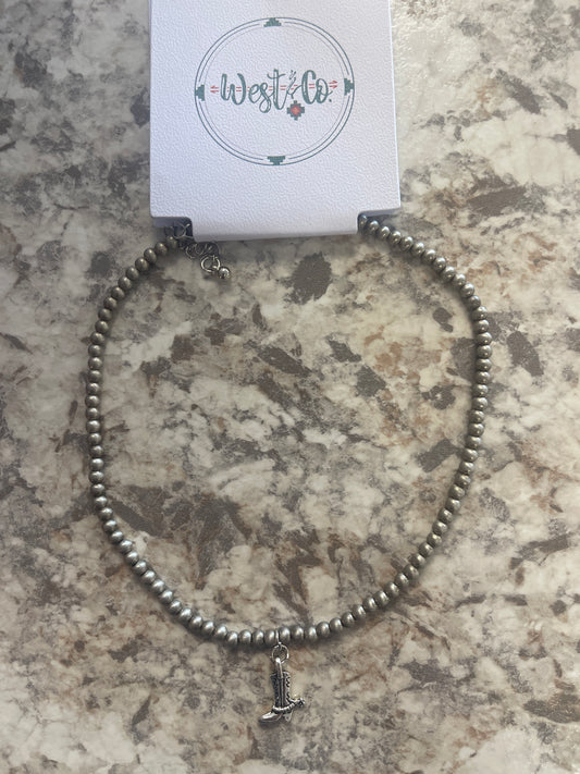 N1478 West & Co 14" Faux Navajo Choker