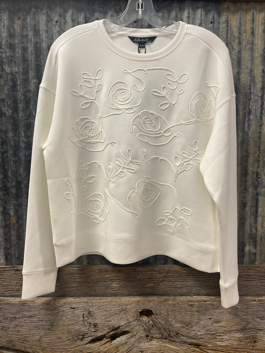 C1406 Charlie B Soft Scuba Long Sleeve Top