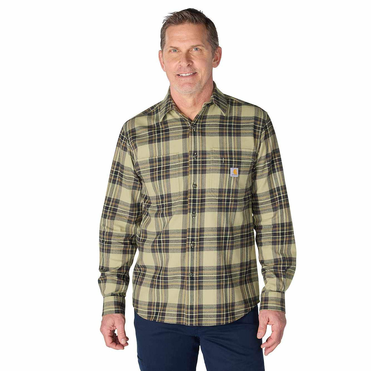 107010 GR9 Carhartt Hamilton Plaid Shirt