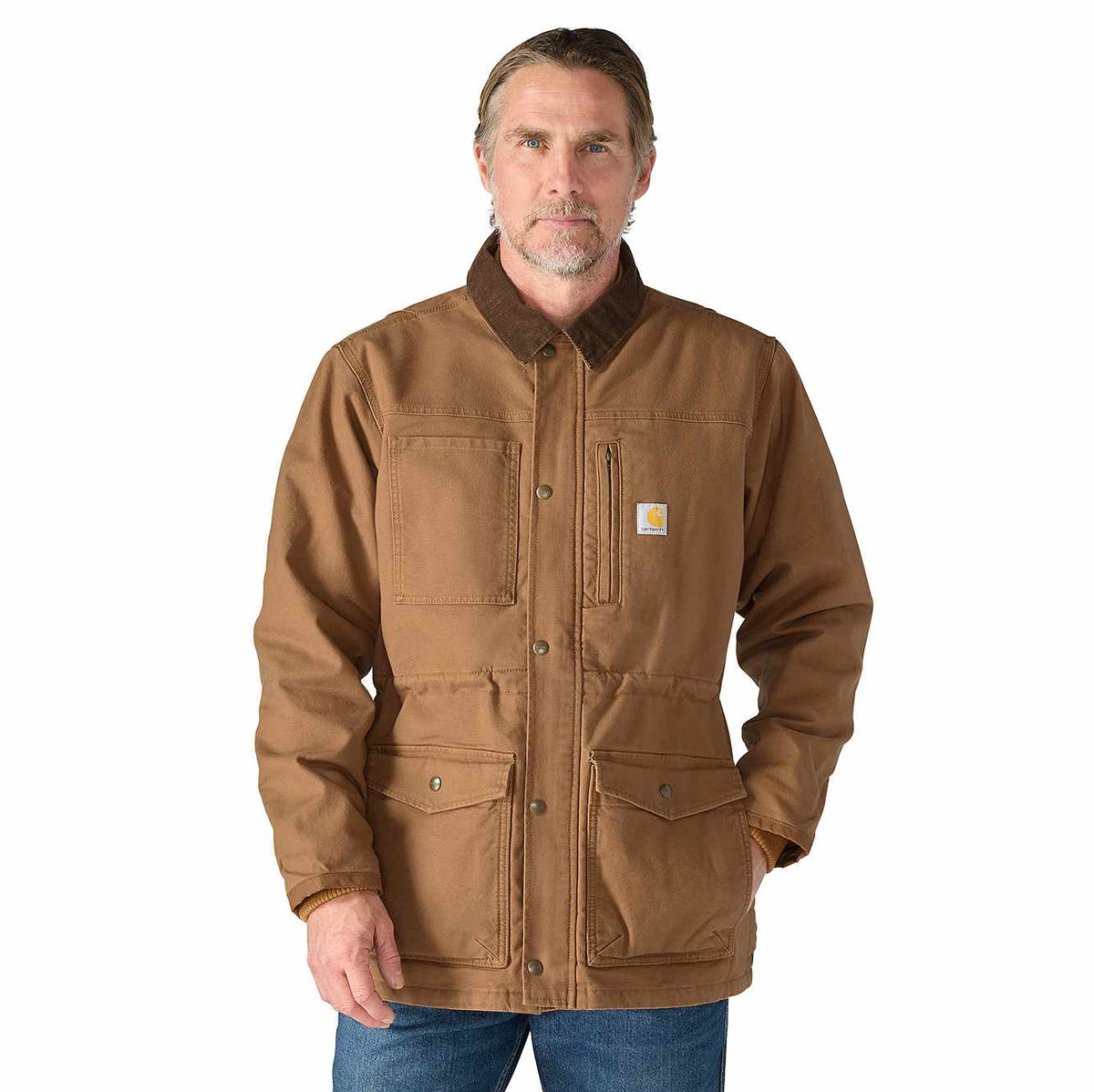 107669 BRN Carhartt Montana Duck Ranch Coat