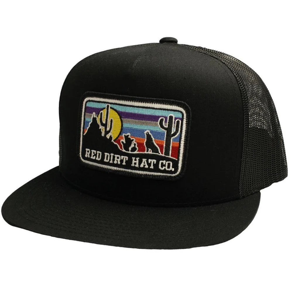 RDHC-135 Red Dirt Coyote Black Cap