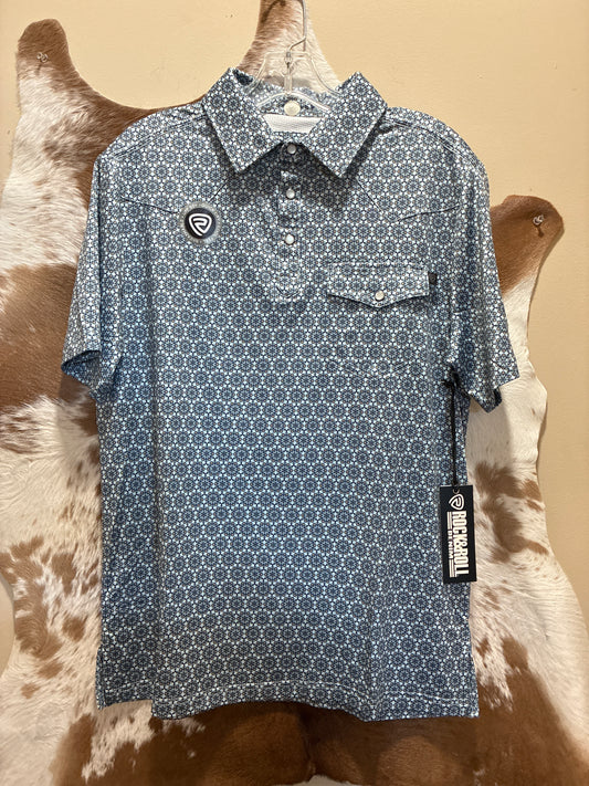 BM51T09595 Rock n Roll Men's Polo