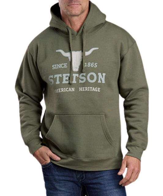 11-097-0562-0943 Stetson American Heritage Hoodie-Green