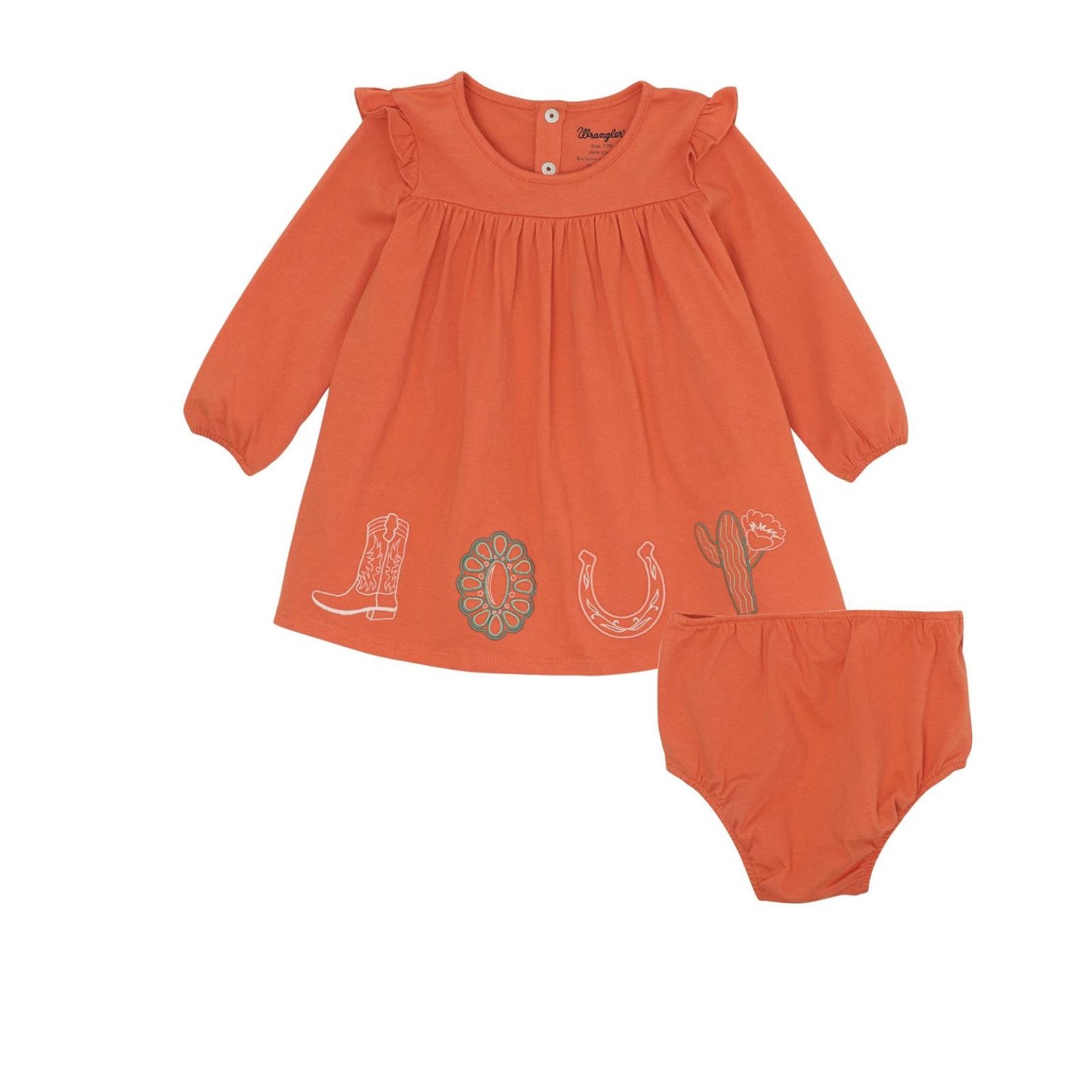 112359410 Wrangler Infant Coral Boot Dress