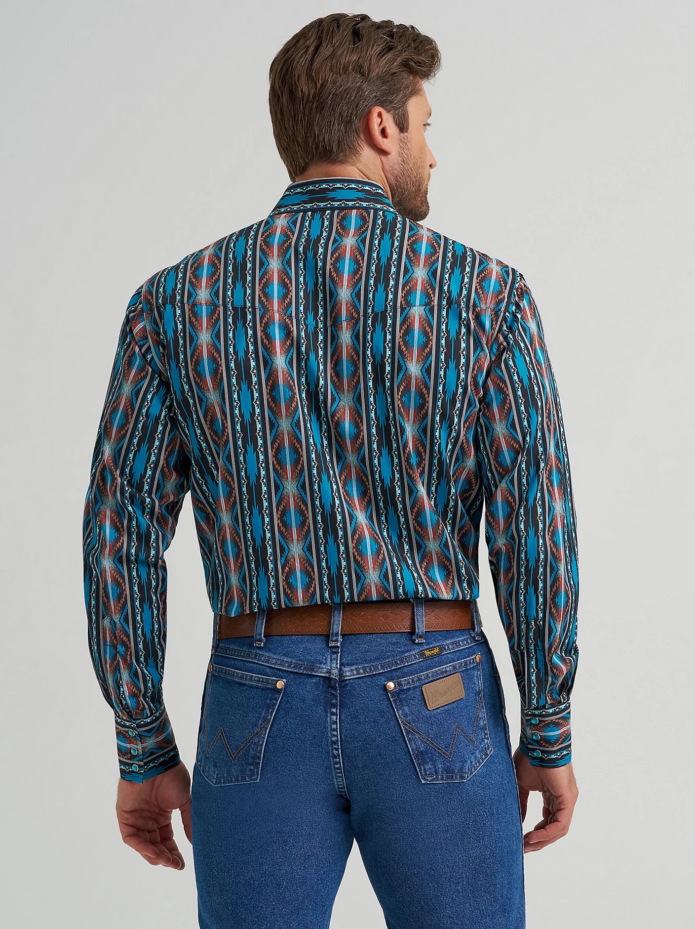 112367735 Wrangler Checotah Western Long Sleeve Shirt