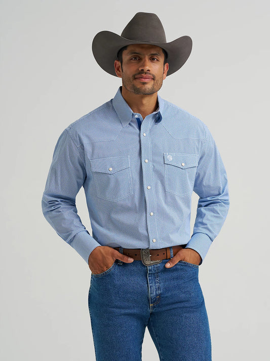 112368210 - Wrangler® George Strait Collection Troubadour Long Sleeve Shirt
