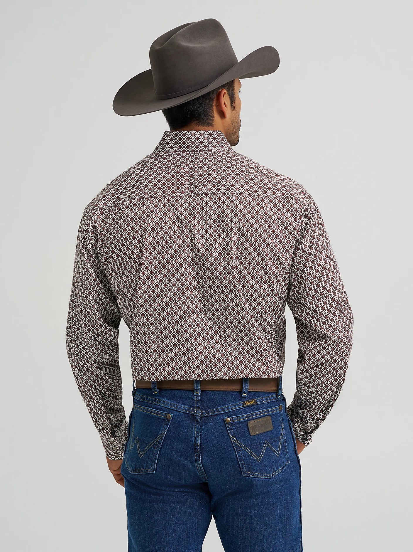 112368211 Wrangler George Strait Collection Troubadour Long Sleeve Shirt