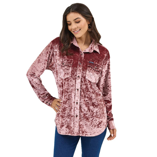 112371711 Wrangler Retro Vintage Boyfriend Snap Shirt