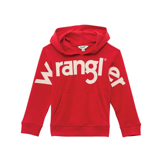 112371904 - Girls Western Pullover Hoodie - Red
