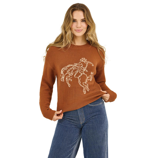 112372331 Wrangler Retro Americana Crew Sweater