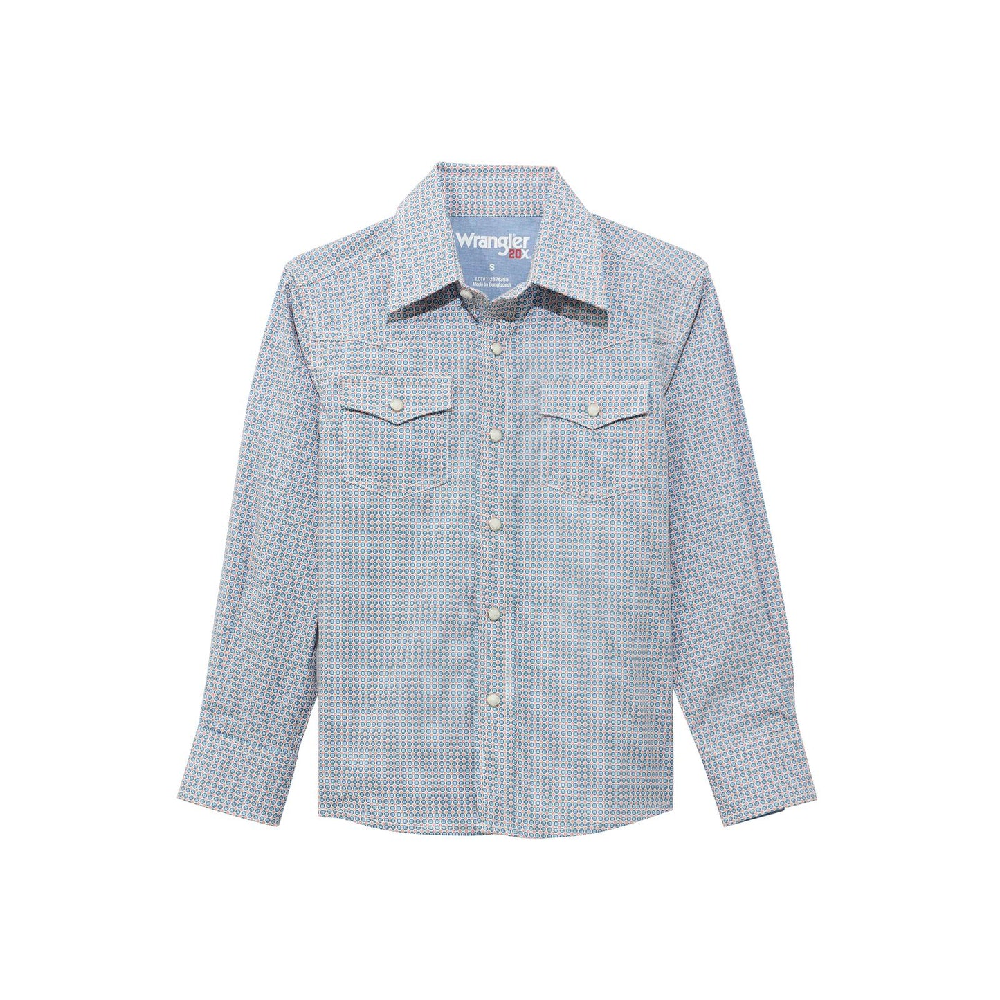 112374368 Boys Wrangler Snap Down