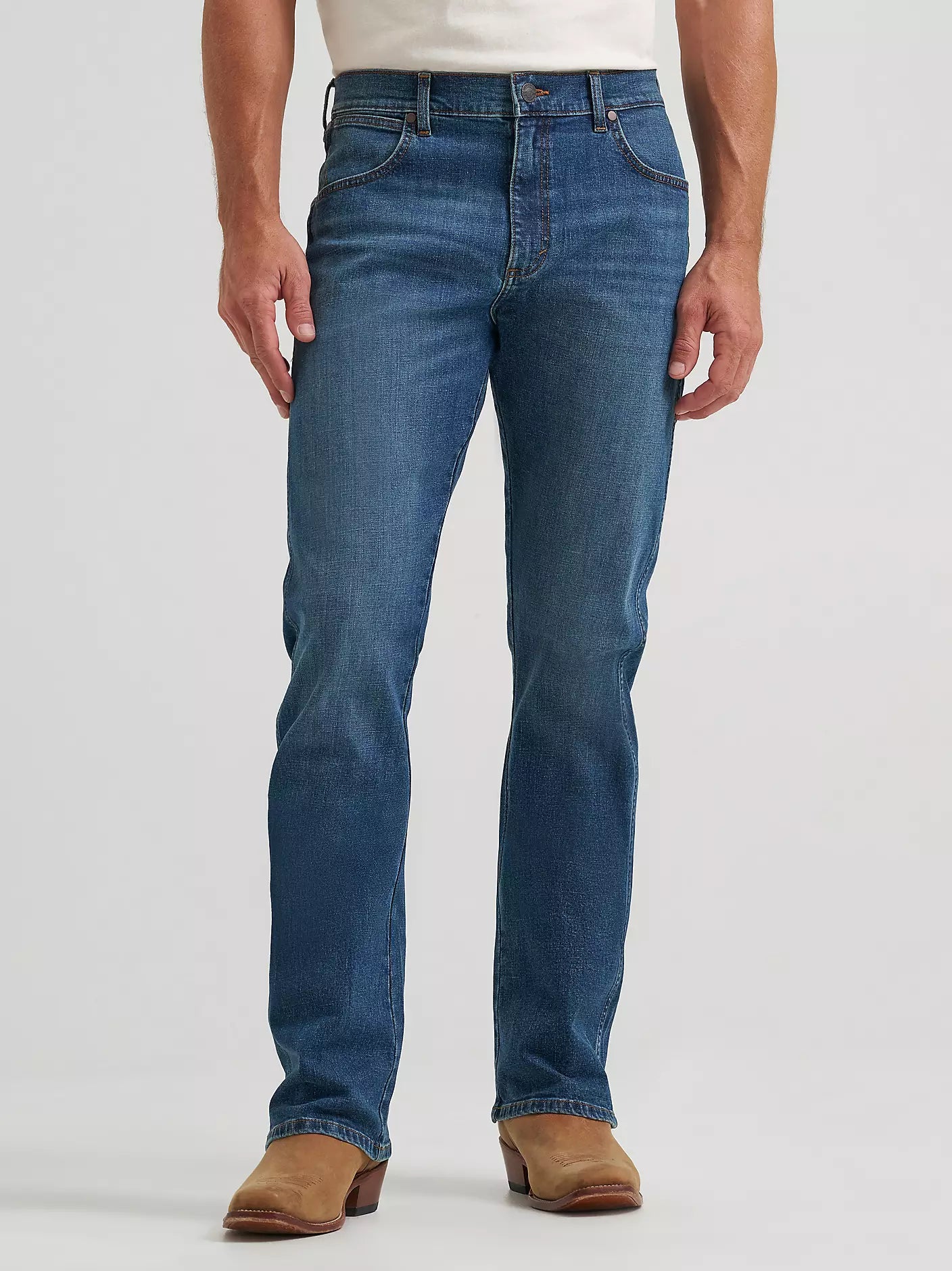 112374812 WRT20 Men's Wrangler Retro® Relaxed Fit Bootcut Jean - Adkins