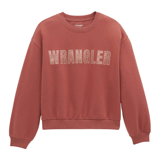112380254 Wrangler Retro Canyon Pullover - Oversized Fit - Withered Rose
