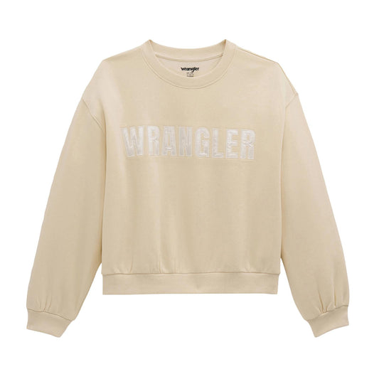 112380308 Wrangler Retro Canyon Pullover - Oversized Fit - Whitecap Gray