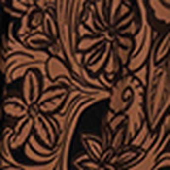 112382513 Ladies Wrangler Retro Punchy Tooled Skirt - Black & Brown