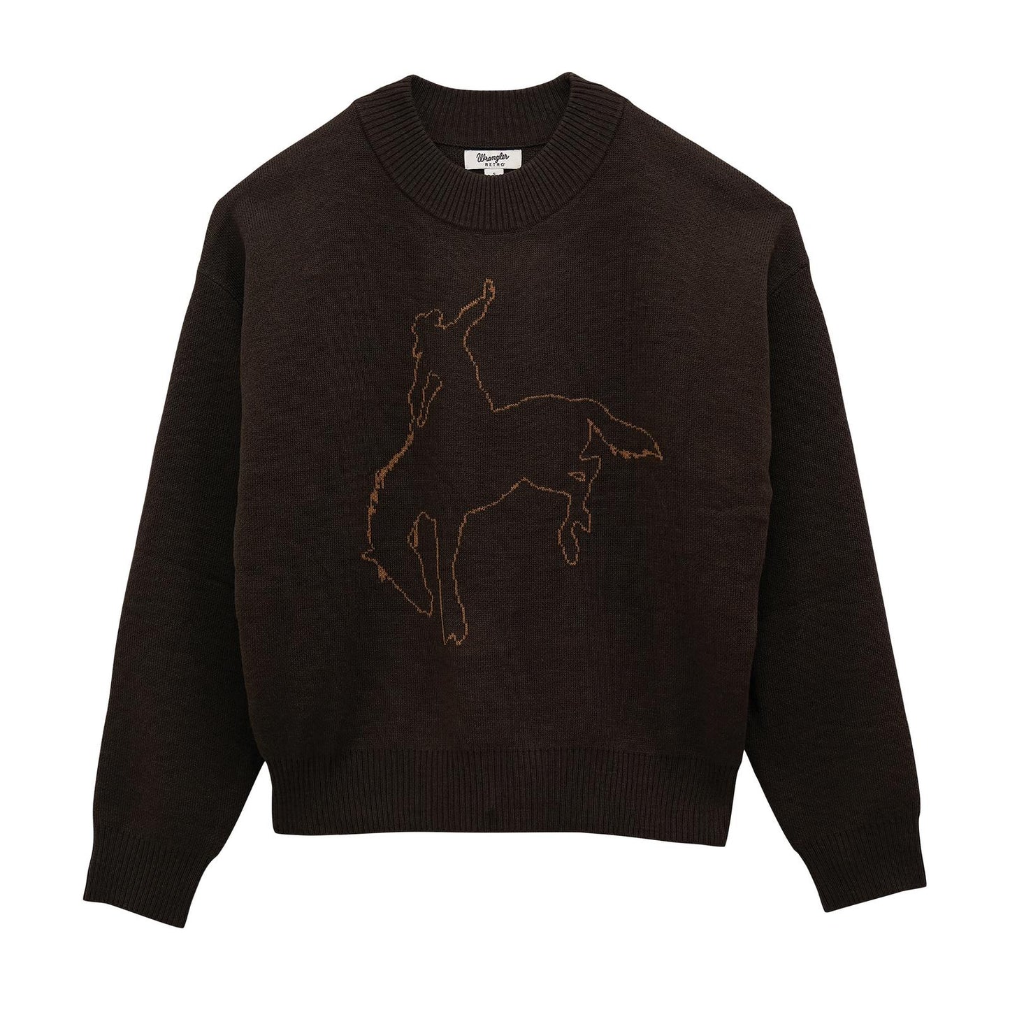 112383026 Women's Wrangler Retro Punchy Canyon Sweater - Brown