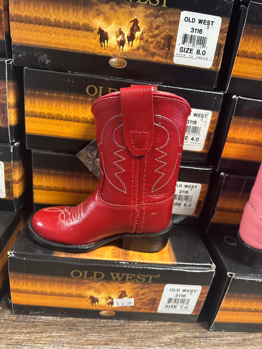 3116 KIDS Red boots