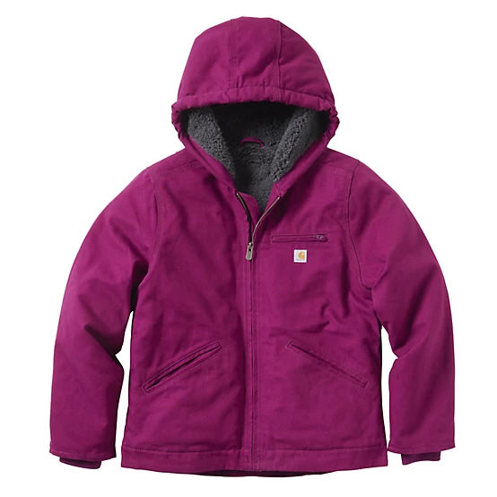 CP9547 L182 Carhartt Girls' Sierra Sherpa-Lined Jacket