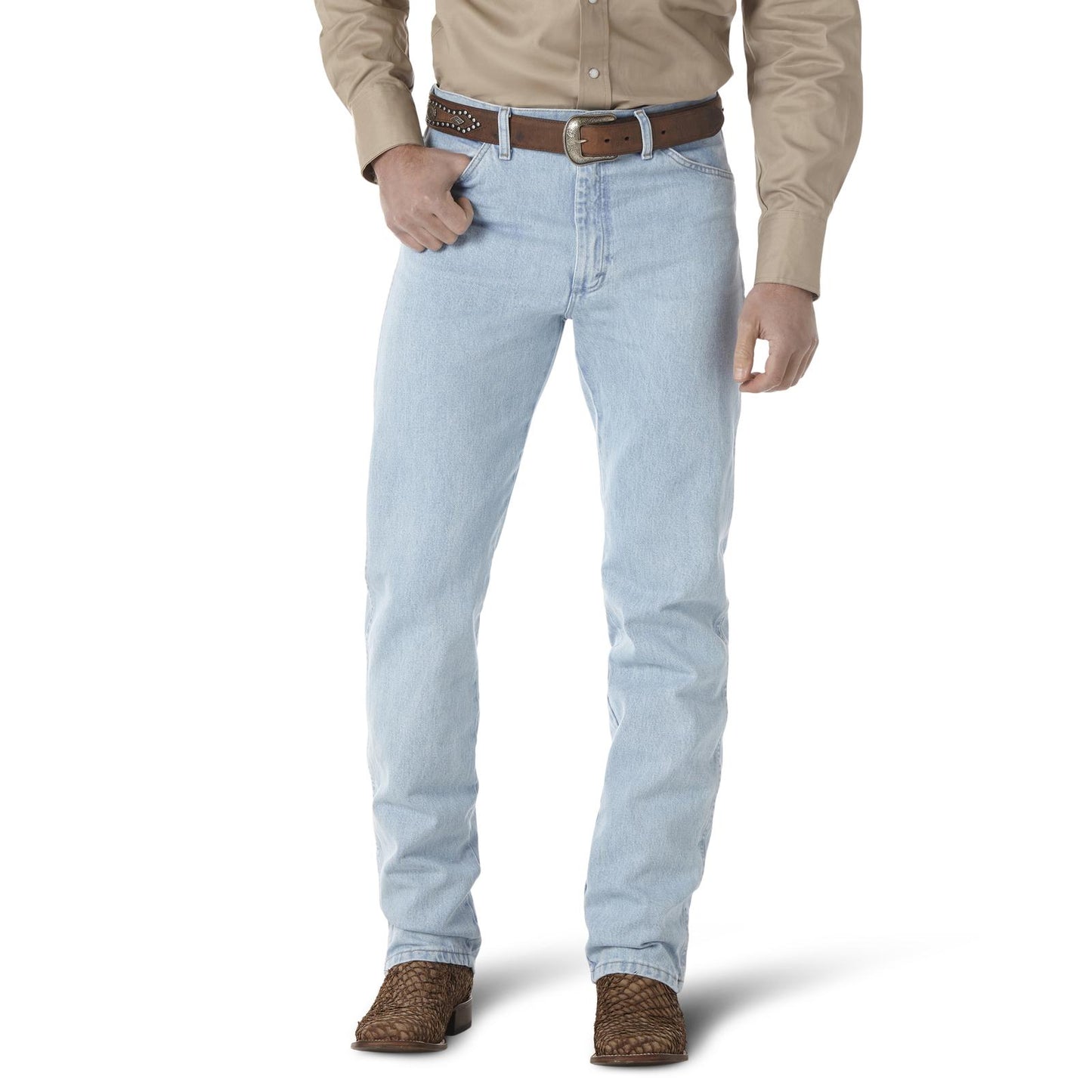 13MWZGH Wrangler Cowboy Cut Original Fit - Bleach