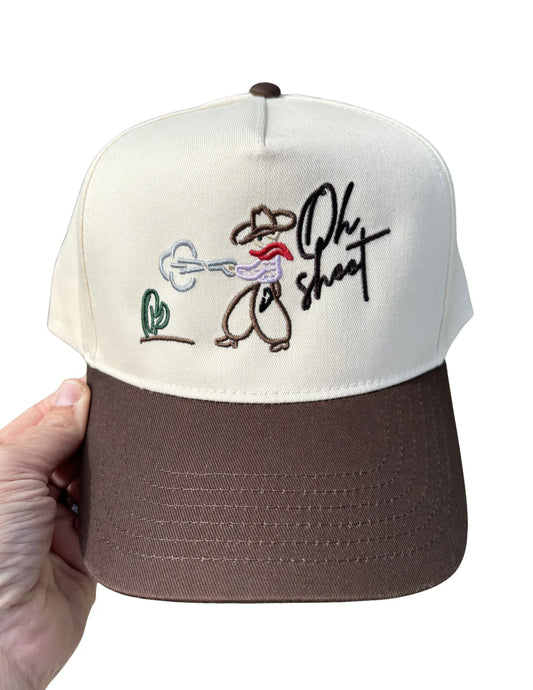 Summer Tees Embroidered Oh Shoot Trucker Cap - Ladies